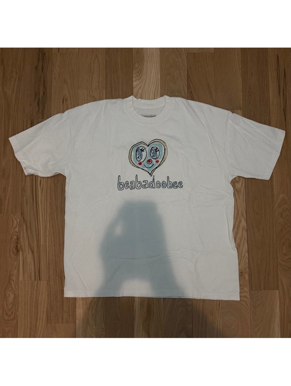 beabadoobee tour merch white graphic t-shirt size xl